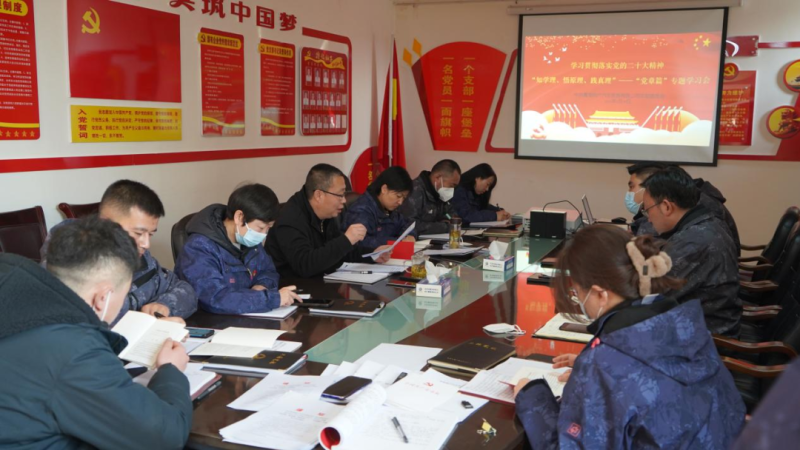 物產(chǎn)汽貿(mào)黨支部召開“知學(xué)理、悟原理、踐真理” ——黨章篇”專題學(xué)習(xí)會
